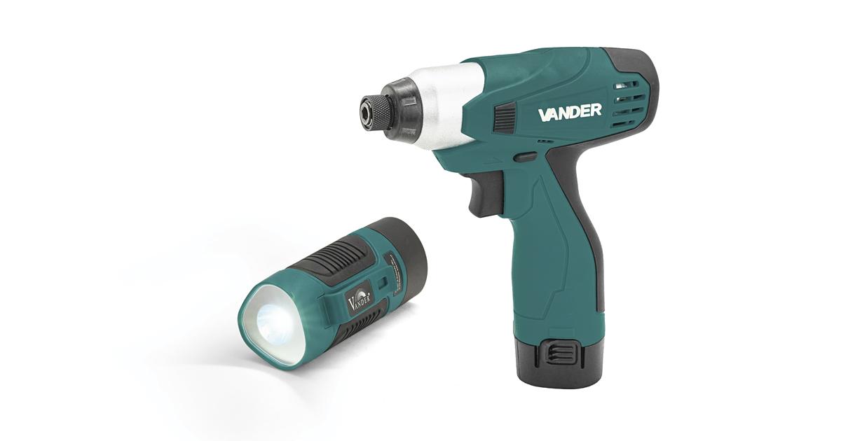 Cordless Screwdriver with LED Torch VWA712 VANDER